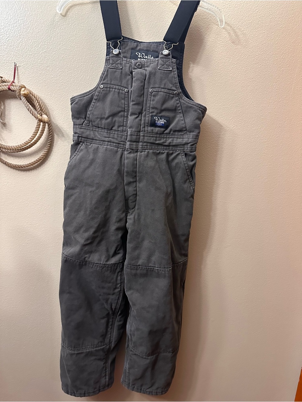 Walls Kids Chocolate Insulated Utility Overalls